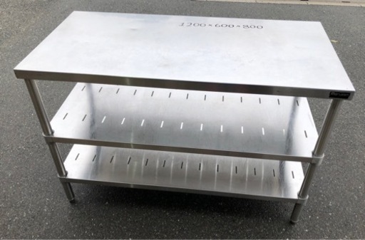 ⭐︎中古品　マルゼン　作業台  1200×600×800mm 厨房機器⭐︎