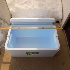 大きめの発砲の箱　クーラーボックスの代わりに・・・・