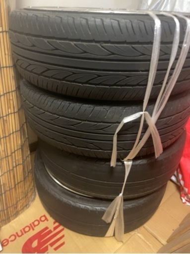 軽タイヤ 軽ホイールメーカー不明 165/40/17ホイール、タイヤセット