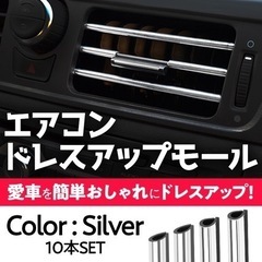 エアコンドレスアップモール シルバー