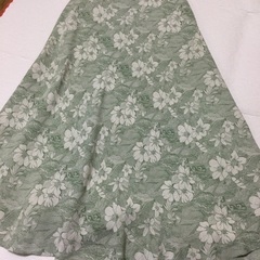 緑と水色のロングスカート2枚まとめて