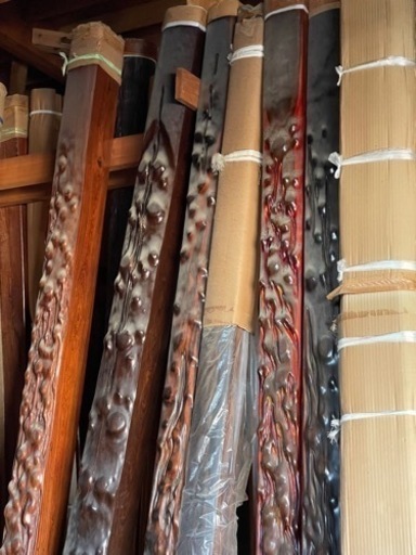 床柱、黒檀、紫檀、槐、北山丸太、变木