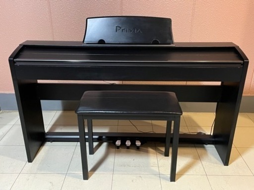 【新生活スタート応援キャンペーン】【極美品】【お届け無料有り】★電子ピアノ★CASIO PriviA PX-735BK【即日配送可】