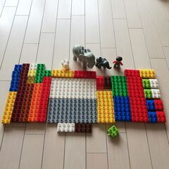 レゴデュプロ　ブロックセット　象の親子と人形つき