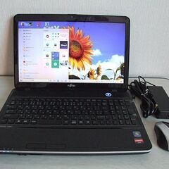 高速SSD240GB搭載　Fujitsu LIFEBOOK AH40/D ノートパソコン　バッテリー不良　(3921) 