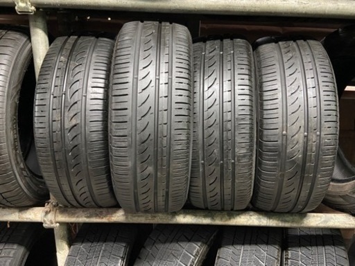215/50/17 ピレリ(4本)タイヤ+交換、バリ山