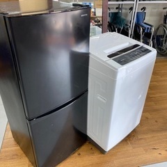 I405  ★新生活応援セット！　冷蔵庫＆洗濯機2点セット　アイリスオーヤマ 2020年製！の画像