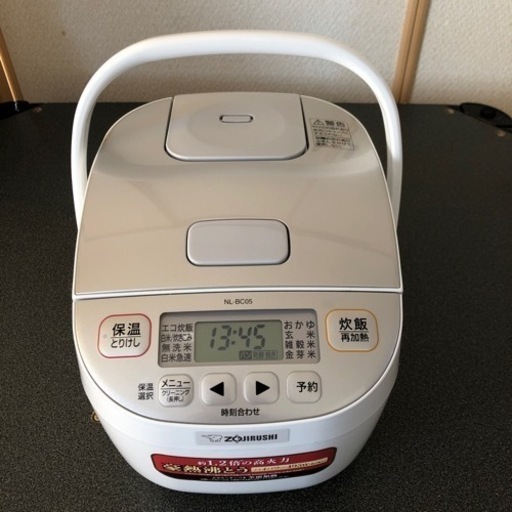 炊飯器　ZOJIRUSHI 象印マイコン炊飯ジャー　極め炊き　3合　NL-BC05 ★2019年製★