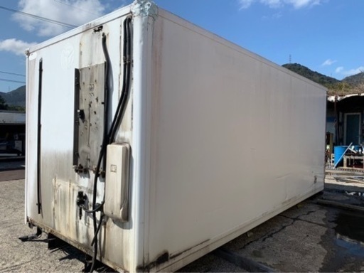 No.579 保冷バン 4ｔ 車 アルミ 箱 バイク 倉庫 トラック コンテナ 米 保管庫 物置 DIY