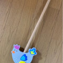 イマジナリウム 木製プッシュ&プルトイ にわとり