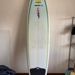 NSP サーフボード ファンボード 補修箇所あり