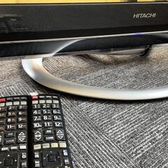 日立47型　テレビ　リモコン難あり 録画機能付きの画像