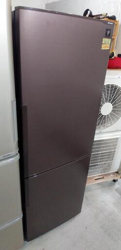 シャープ SHARP SJ-PD27Y-T [冷蔵庫 （270L・右開き） 2ドア ブラウン]40203