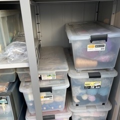毛糸と布の画像