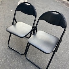 パイプイス2点の画像