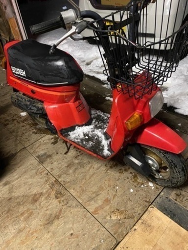 ホンダ　スカッシュ　AB12 デラックス　12V セル付き　昭和原付　スクーター　2スト