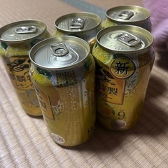 お酒　ビール　レモンサワー　ジン　合計22本＋１本の画像