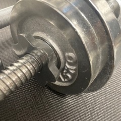 クロームダンベル　10kg×2 可変の画像