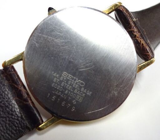 動作未確認 SEIKO 腕時計 ドルチェ 6020-8100 クォーツ 14K セイコー QUARTZ Dolce  札幌市 白石区 