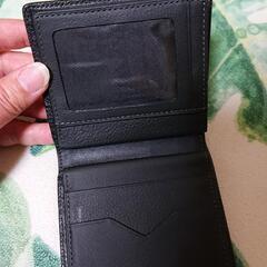 12/10引取希望 二つ折り財布 黒の画像