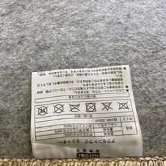 【リサイクルショップ　ピカソ　小松原】★消毒洗浄済み★nitori ニトリ アクセントラグ Sシャギー ベージュ★3029★の画像