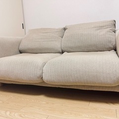 無印良品　2シートソファ　カバー付き　0円の画像