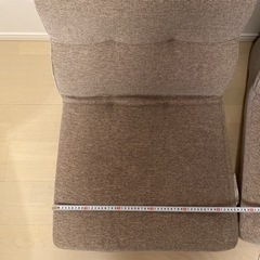 ニトリのローソファ　取り外し可能性の画像