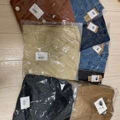 【1着130円以下】Mサイズ ジーンズ×4、カラーシャツ×3、ア...