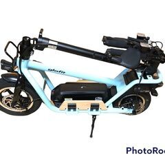 【展示品未使用❗️❗️】 glafit LOM X-SCOOTER グラフィット スクーター バイク スカイブルー 出庫日2021-11-29の画像