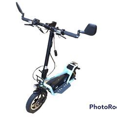 【展示品未使用❗️❗️】 glafit LOM X-SCOOTER グラフィット スクーター バイク スカイブルー 出庫日2021-11-29の画像