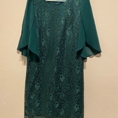 パーティドレス　グリーン