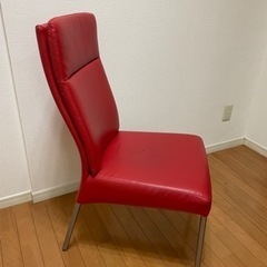 赤椅子　チェア　ダイニングチェア　Nシールドの画像