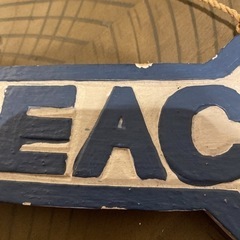 BEACH サイン　サーフ　ハワイ　インテリアの画像