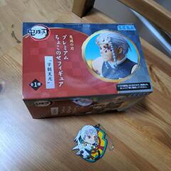 鬼滅の刃　宇髄天元フィギュア　ラバーストラップ付きの画像