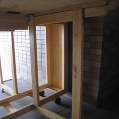 大阪市内より　バタフライテーブル　ダイニングテーブル 折りたたみ式テーブル 折り畳み式テーブル コンパクト収納 ゲートレッグテーブルの画像