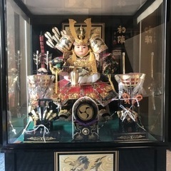 【売り切れました】五月人形　喜月作　初陣　9号　子供大将　ショー...