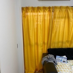 カーテン すぐ使える2枚セット(レースカーテンなし) 洗えるの画像