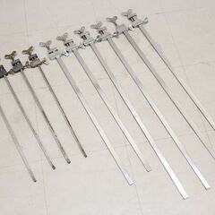 旗金 550mm～830mm  計10本 ハタガネ まとめ売り ...