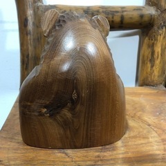 縁起物　フクロウ　置物　飾り　コンパクト　人気商品　木彫り　おすすめ‼︎   現品限りの画像