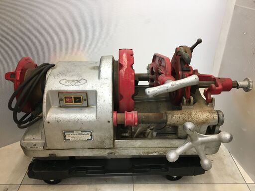 REX レッキス 牛若 80ADX3 ねじ切り機 中古品