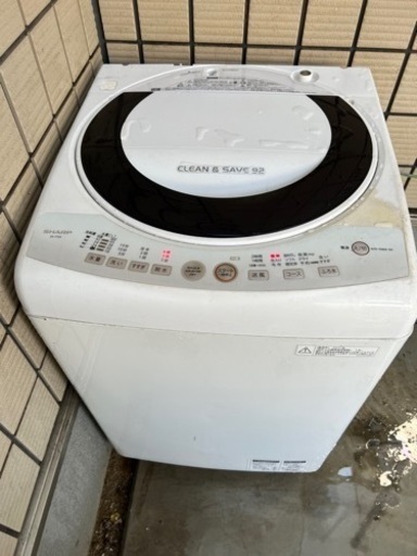 終了　SHARP洗濯機