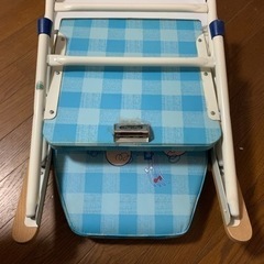 【美品】ベビーチェア　折りたたみ式の画像