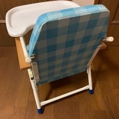 【美品】ベビーチェア　折りたたみ式の画像