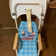 【美品】ベビーチェア　折りたたみ式の画像
