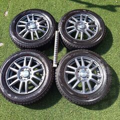 スタッドレス155/65R13 タイヤアルミホイール付き