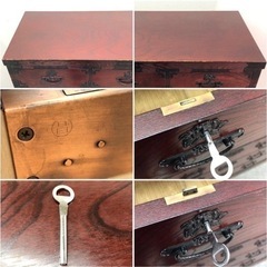 江戸民芸 和箪笥 時代箪笥 和タンス 和家具 チェスト 鍵付き 民芸家具 整理