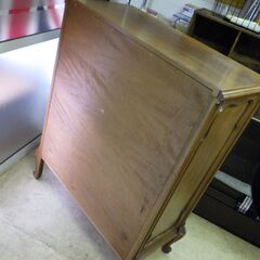 店舗受け渡し可能 アンティーク チェスト 猫脚 木製 6段 彫刻