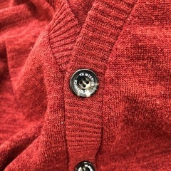 【THE SHOP TK MIXPICE】カーディガン　レッド　サイズMの画像