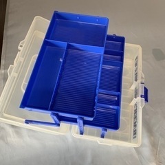 釣具入れ　工具箱　TAMIYA スーパーレーサーズボックス15144　外寸約34×19×15cm　USED品の画像