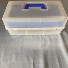 釣具入れ　工具箱　TAMIYA スーパーレーサーズボックス15144　外寸約34×19×15cm　USED品の画像